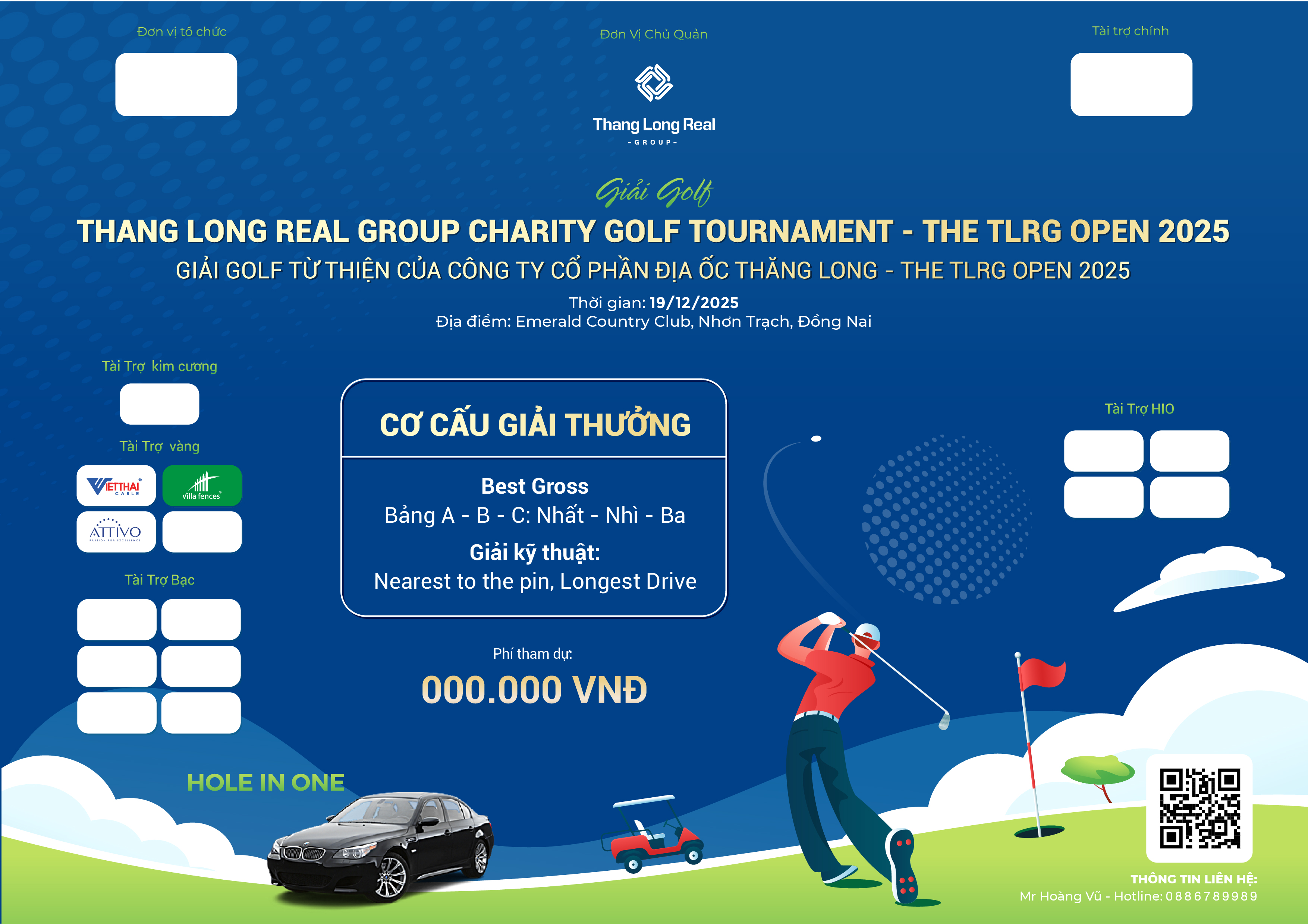 GIẢI GOLF TỪ THIỆN CỦA THĂNG LONG REAL GROUP - THANG LONG REAL GROUP CHARITY GOLF TOURNAMENT 2025